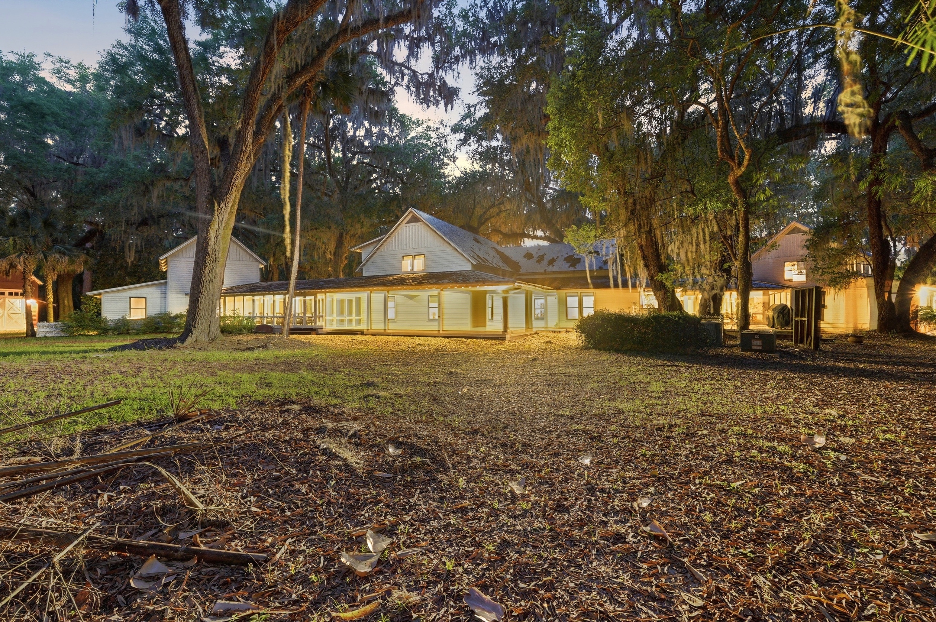 Rear exterior — grounds