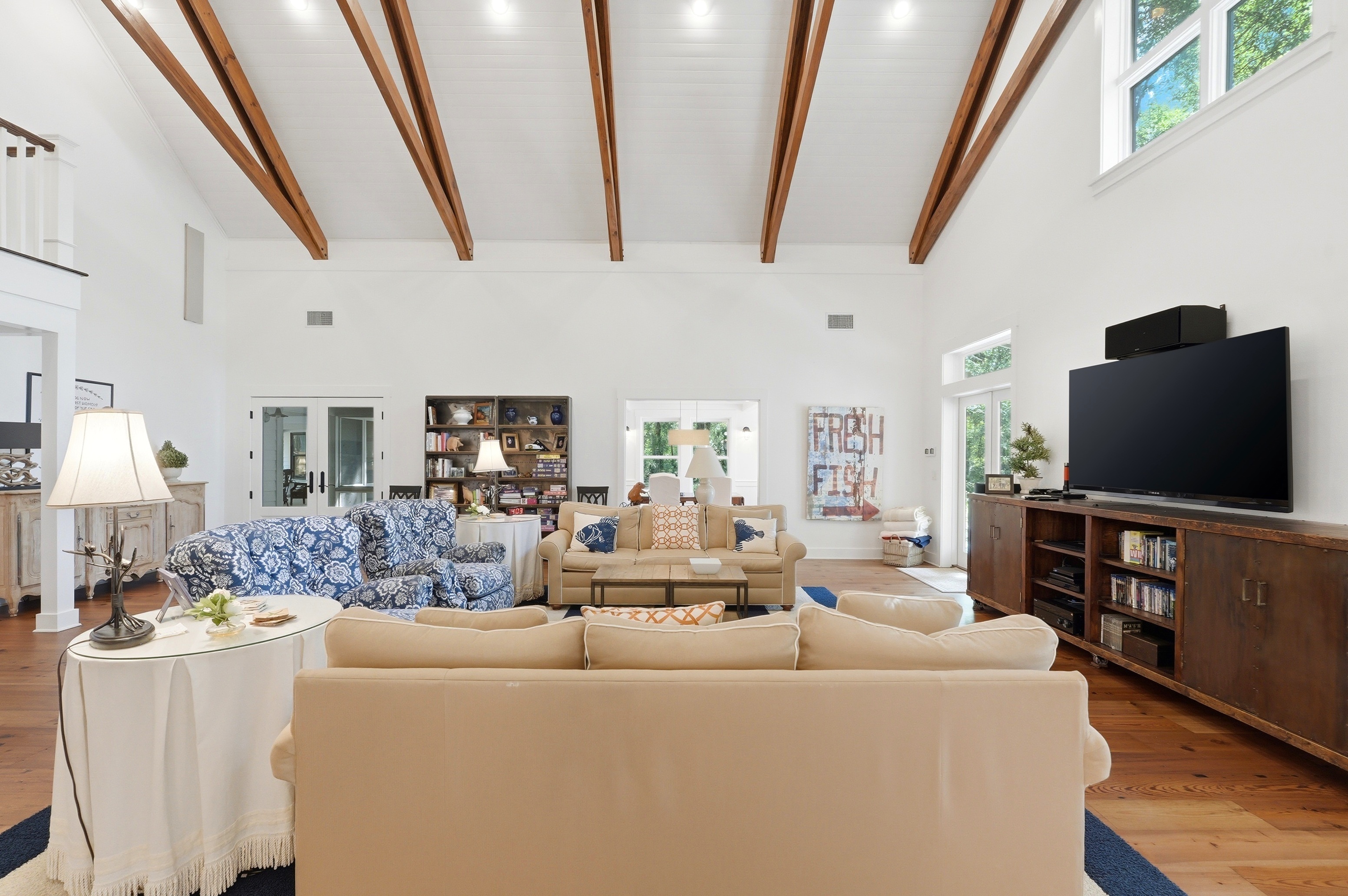Living room — river views
